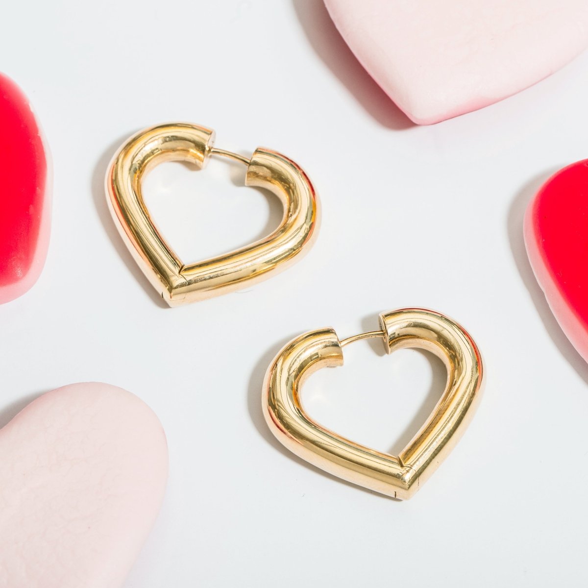 ピアス VVV Aurora Heart Ribbon Earring BFK141 オーロラハートリボンピアス - VVV | 60% - アジアファッション通販