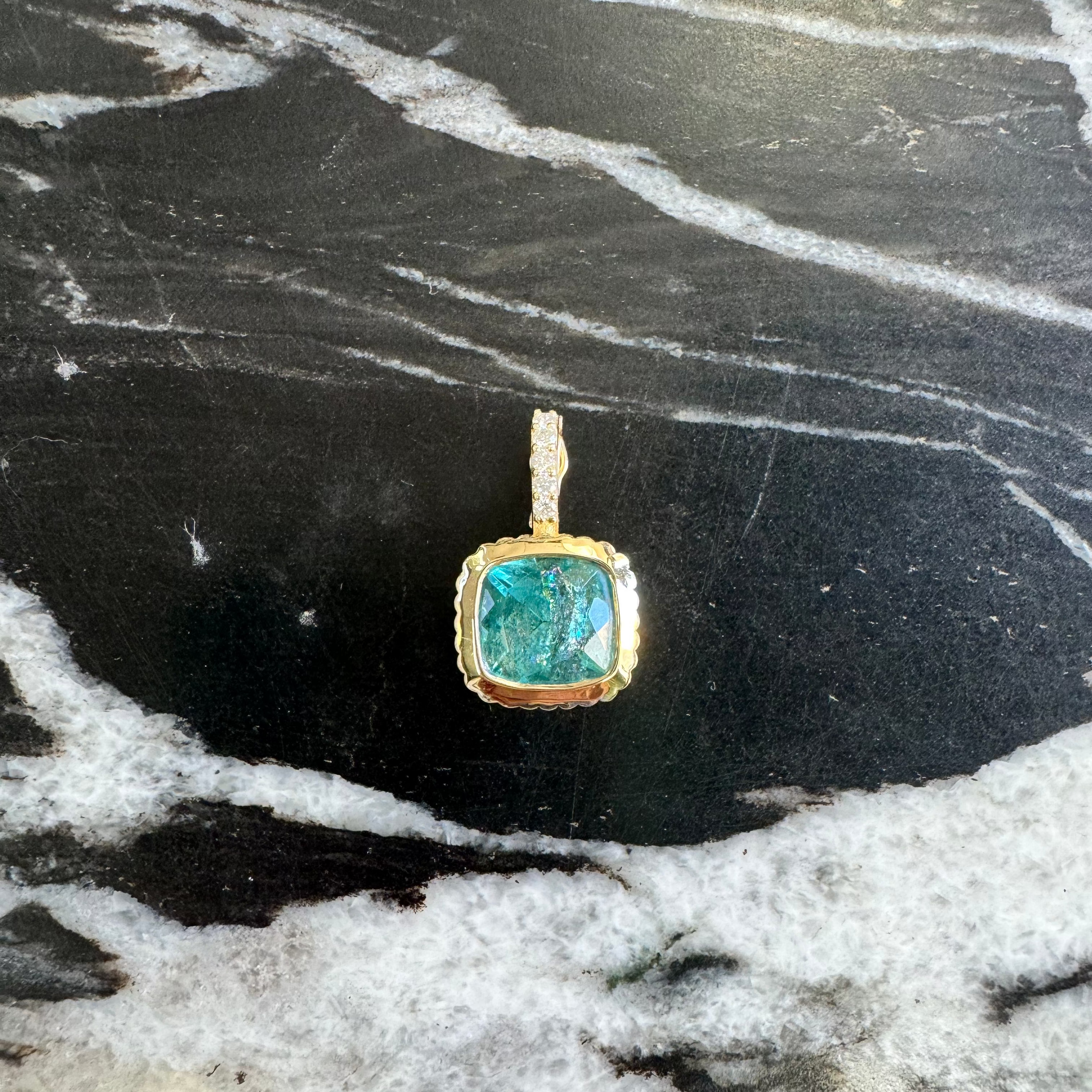 DREAM IN TECH Pendant 4.44ct Vanadium Beryl