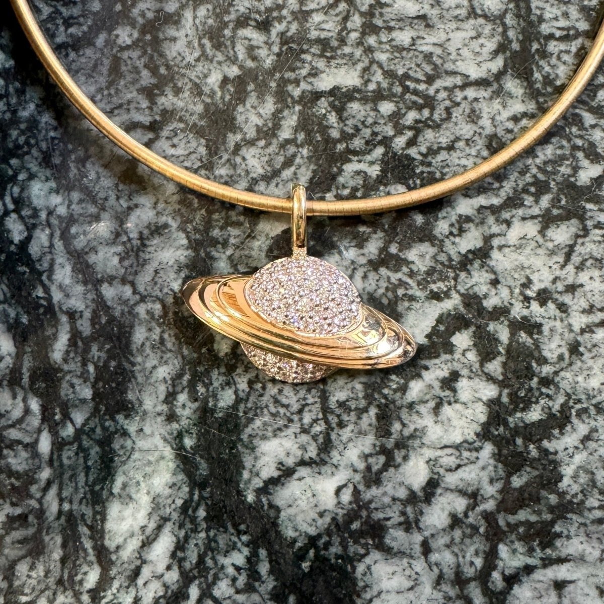 Diamond SATURN Pendant - AURORO