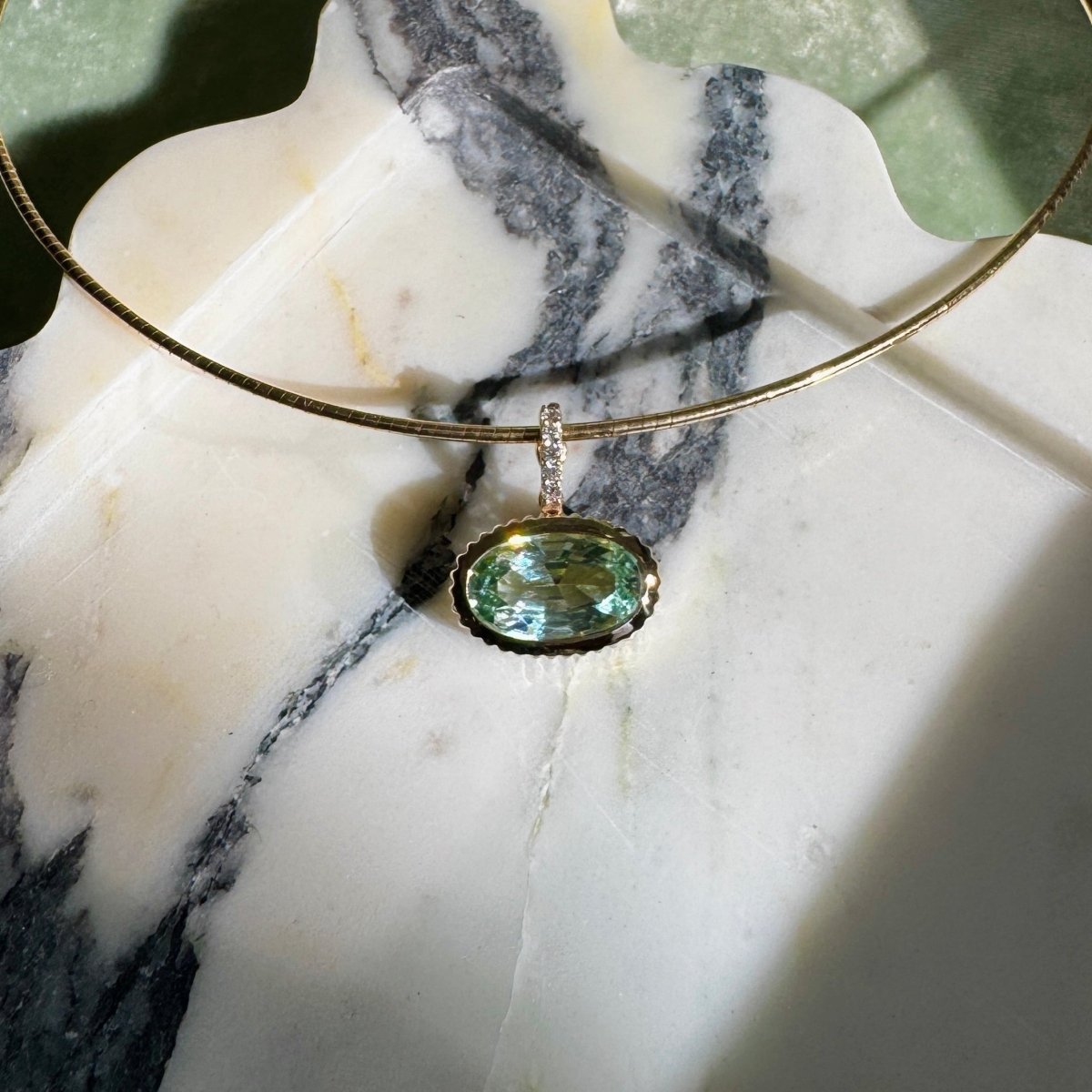 DREAM IN TECH 4.91ct Mint Tourmaline - AURORO