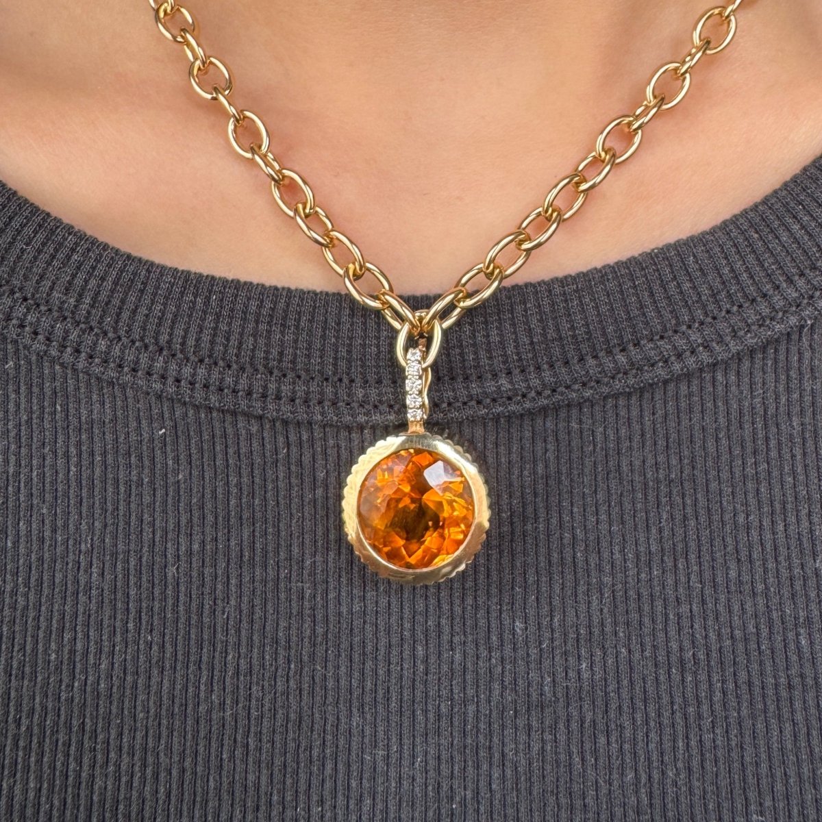DREAM IN TECH Pendant 10.18ct Citrine - AURORO