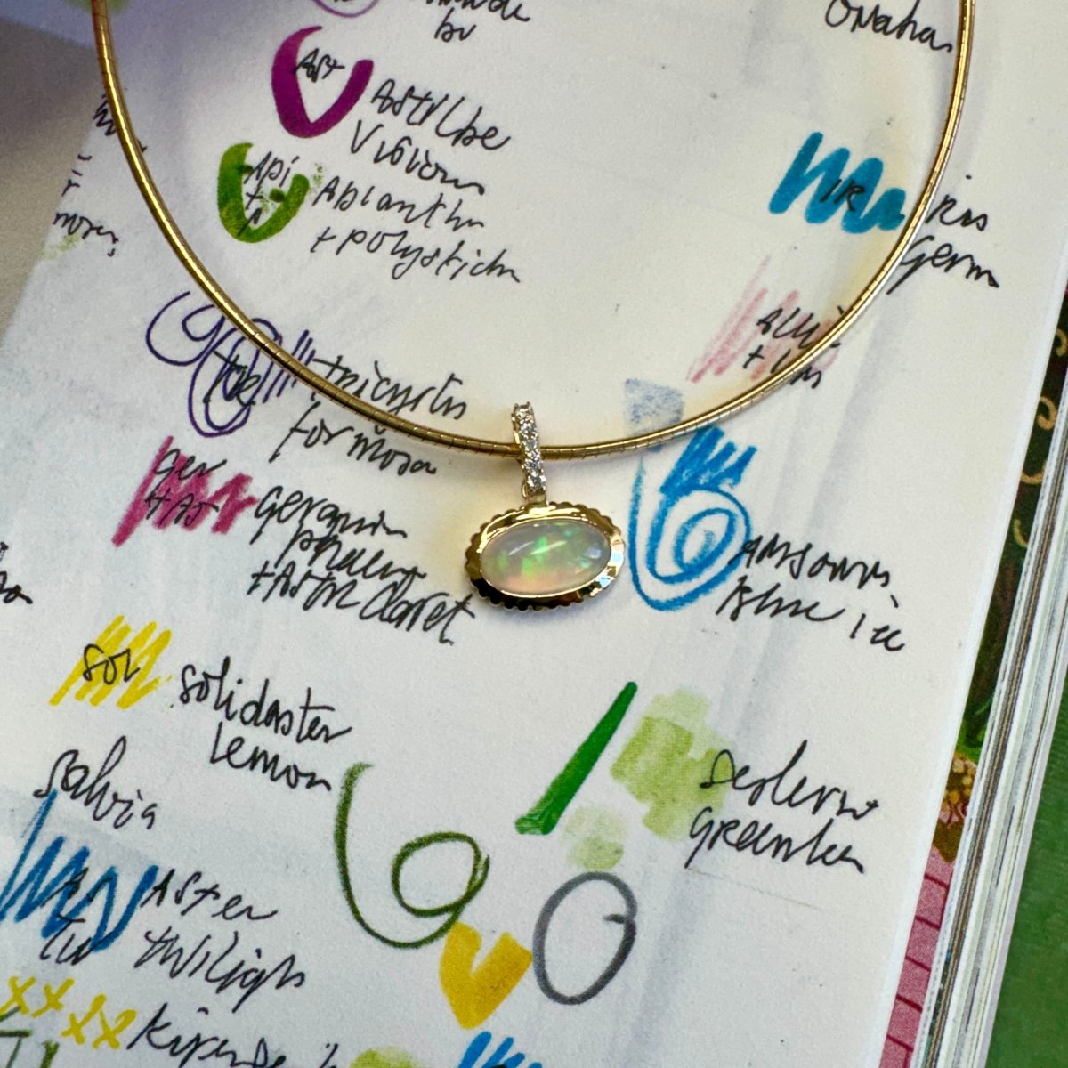 DREAM IN TECH Pendant 2.35ct Opal - AURORO