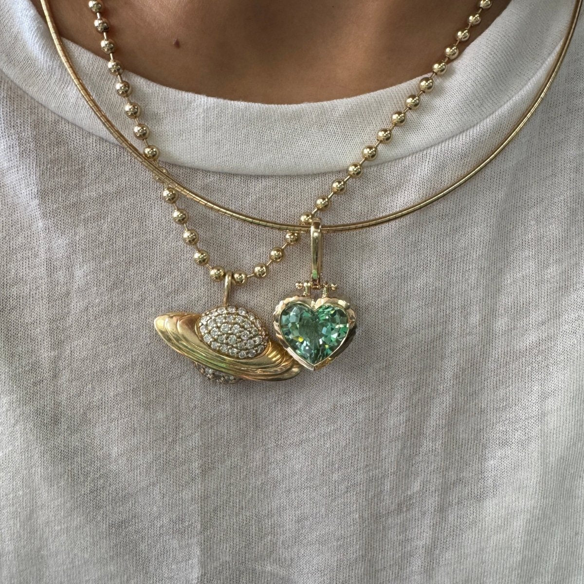 DREAM IN TECH Pendant 5.18ct Mint Tourmaline - AURORO