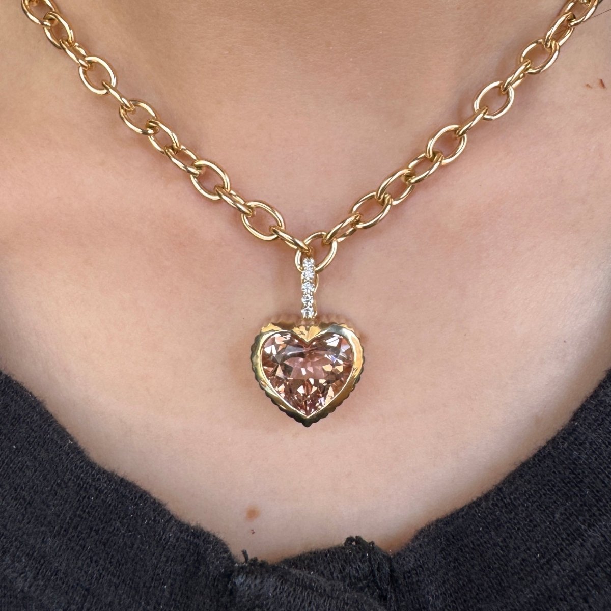 DREAM IN TECH Pendant 5.71ct Morganite - AURORO