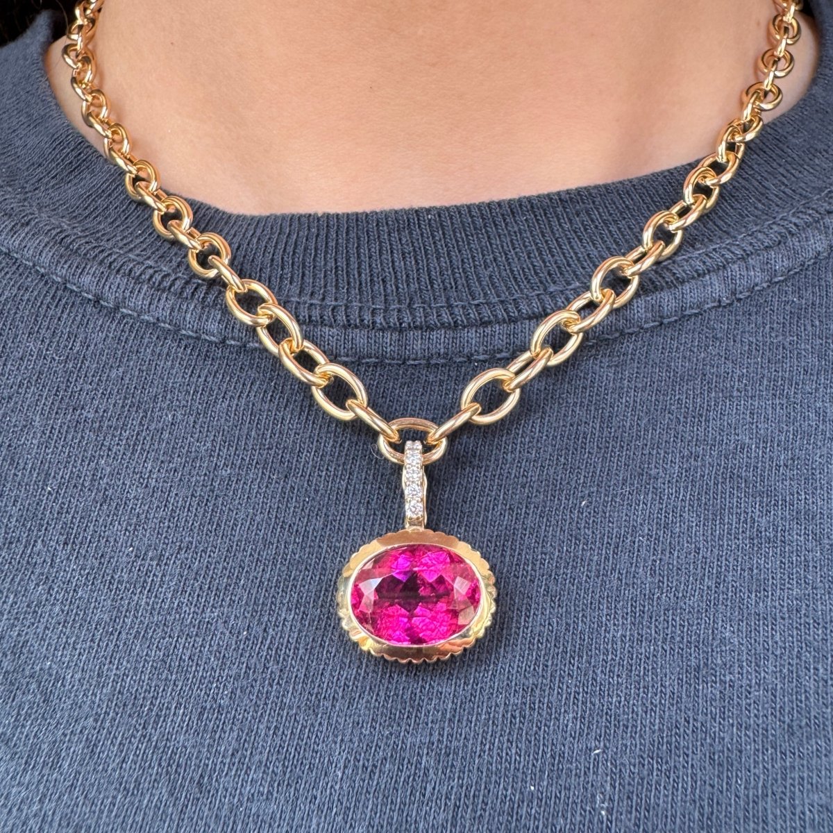 DREAM IN TECH Pendant 5.83ct Rubellite - AURORO