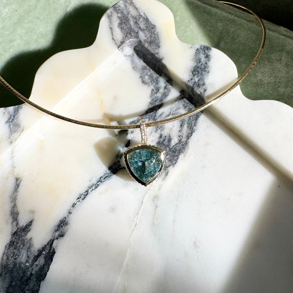 DREAM IN TECH Pendant 6.34ct Aquamarine - AURORO