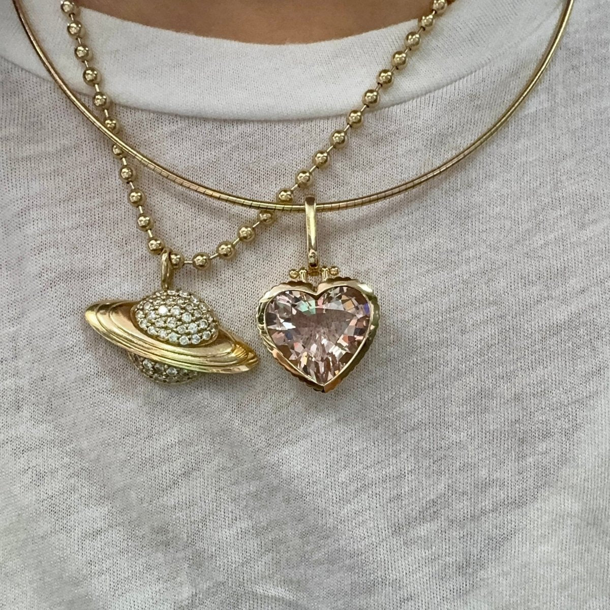 DREAM IN TECH Pendant 8.41ct Morganite - AURORO