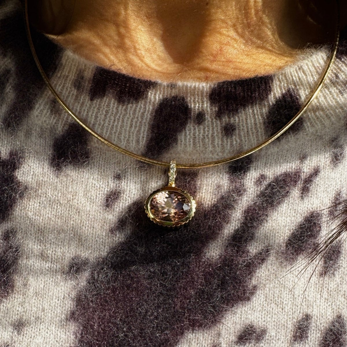 DREAM IN TECH Pendant 8.65ct Pink Zircon - AURORO