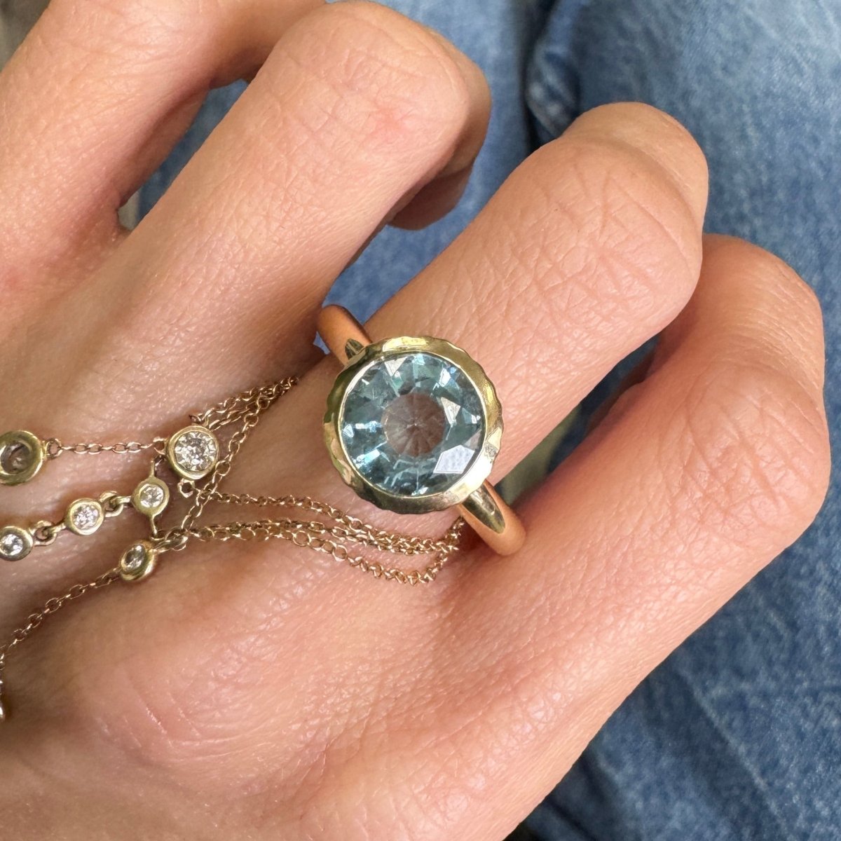 DREAM IN TECH Ring 2.46ct Aquamarine - AURORO