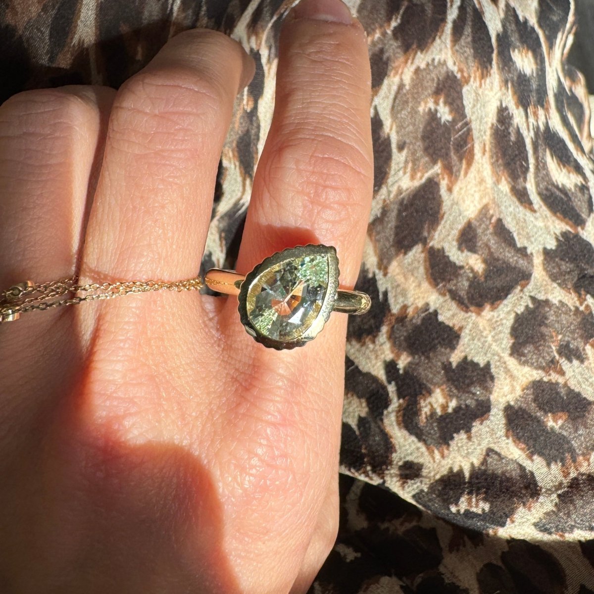 DREAM IN TECH Ring 2.72ct Mint Beryl - AURORO