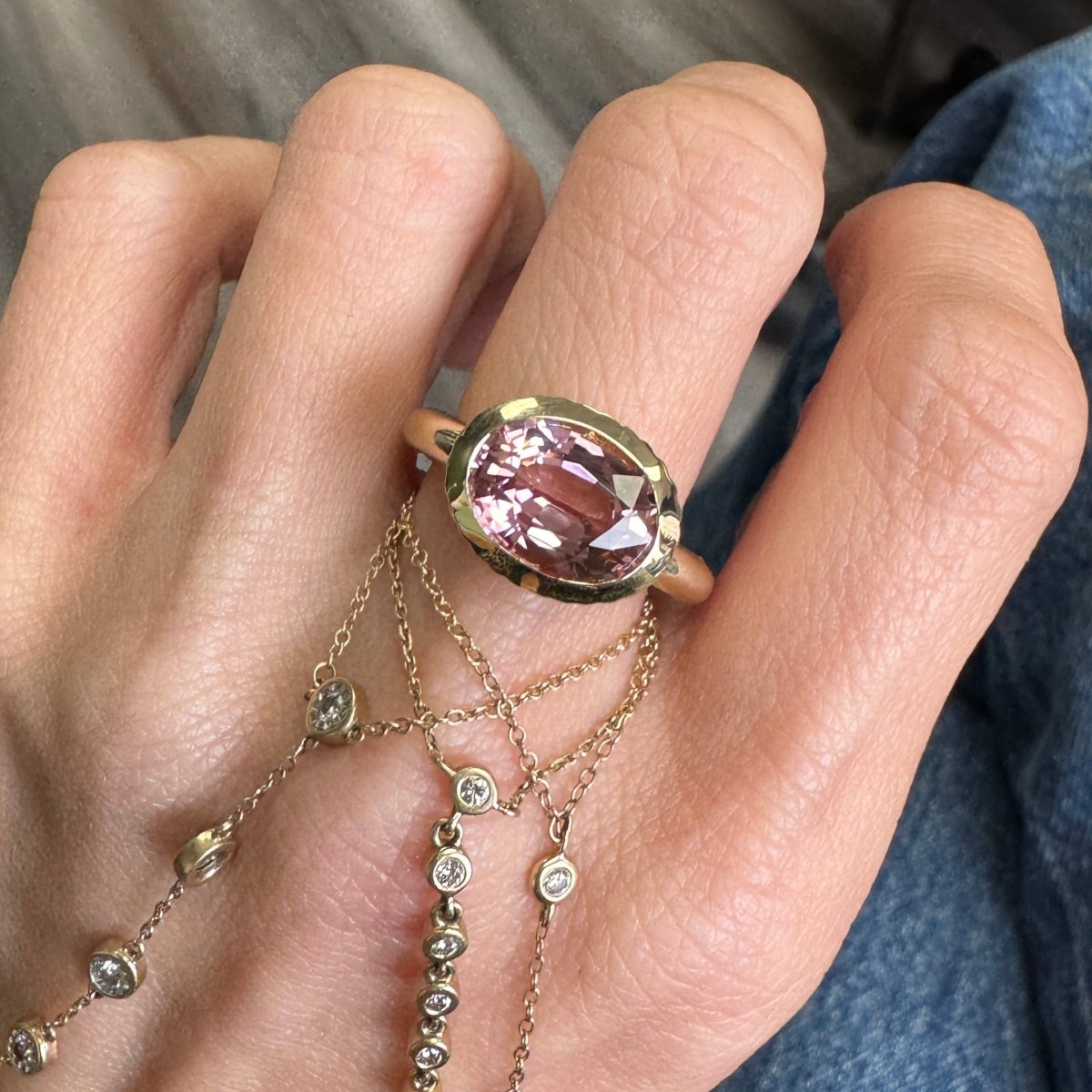 DREAM IN TECH Ring 3.65ct Baby Pink Tourmaline - AURORO