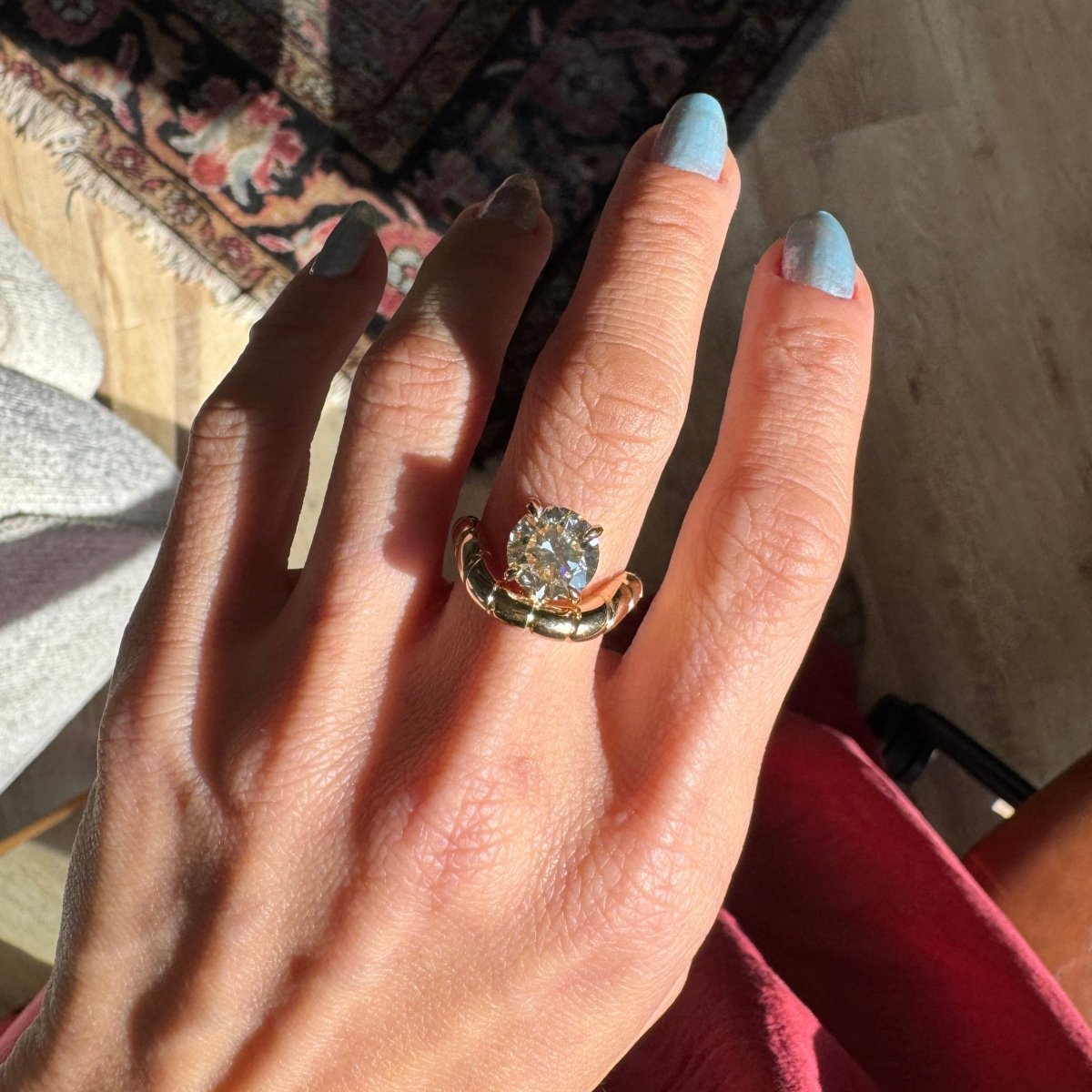 LEVITATE Floating Diamond Ring - AURORO