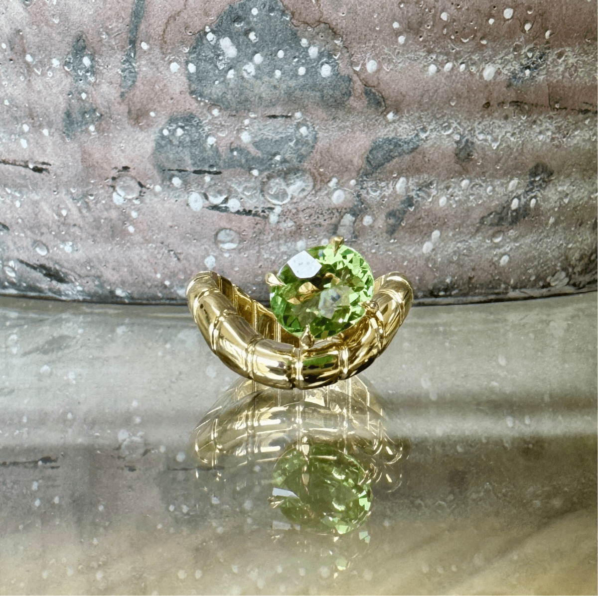 LEVITATE Ring 1.67ct Mint Tourmaline - AURORO