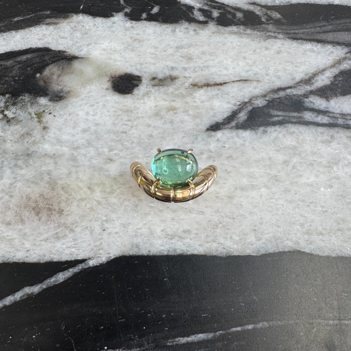 LEVITATE Ring 3.72ct Green Tourmaline - AURORO