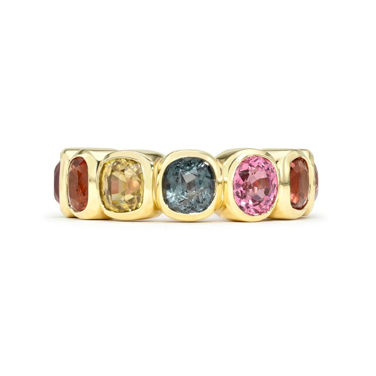 MisMatch Bezel Eternity Ring with Spinels - AURORO
