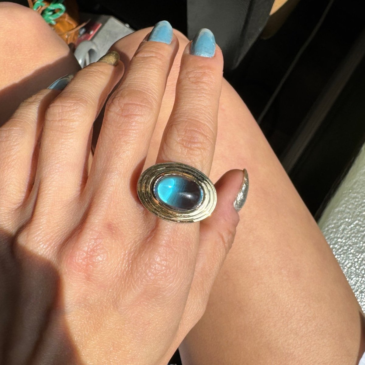 ORBIT Ring Blue Topaz - AURORO