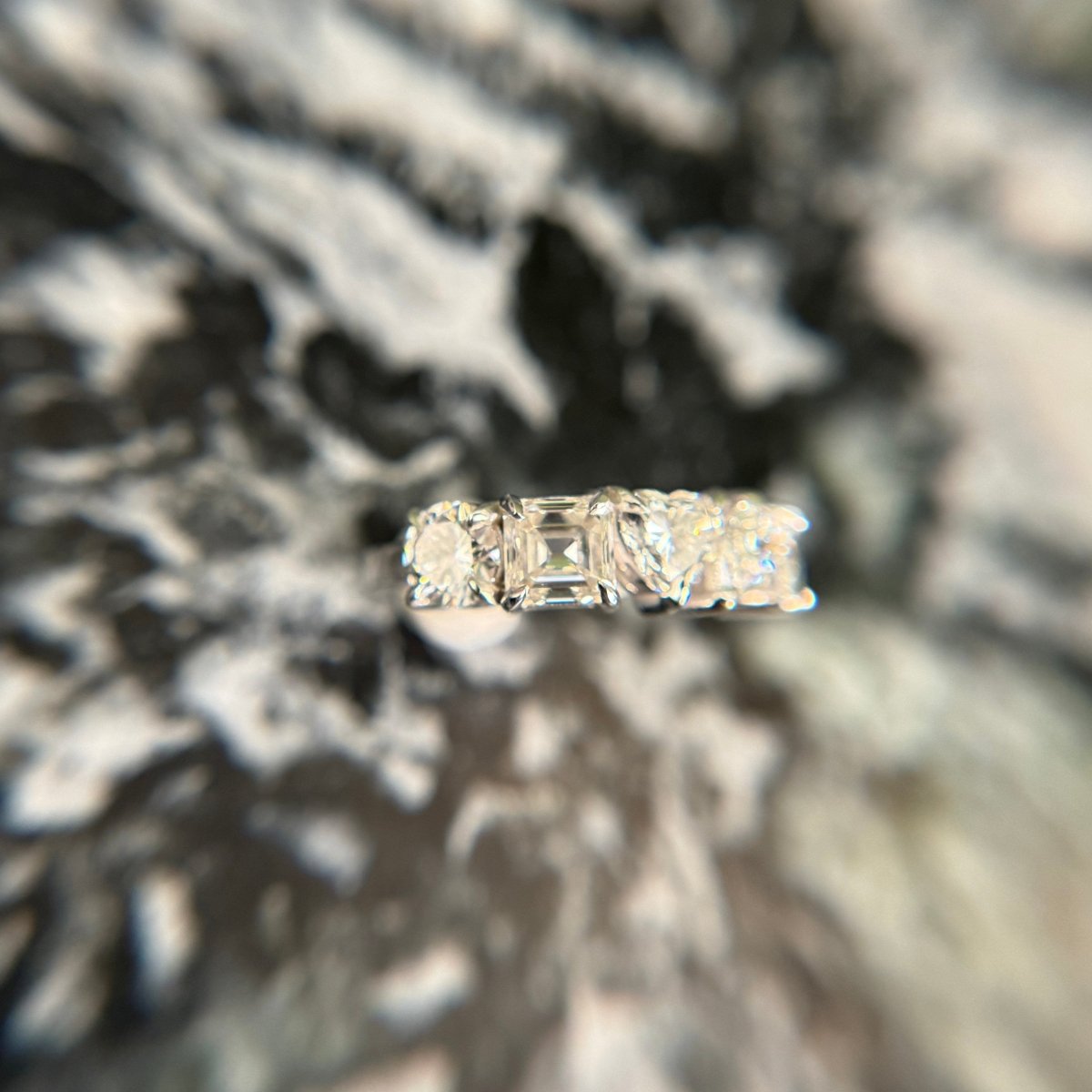 Petite MisMatch Diamond Band - AURORO