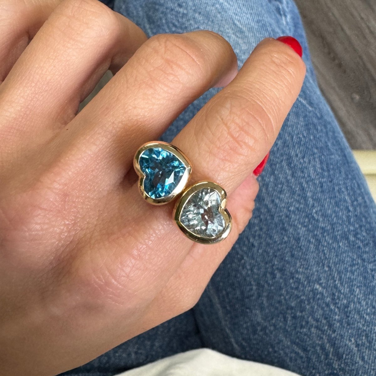 STACEY Aquamarine + Topaz - AURORO