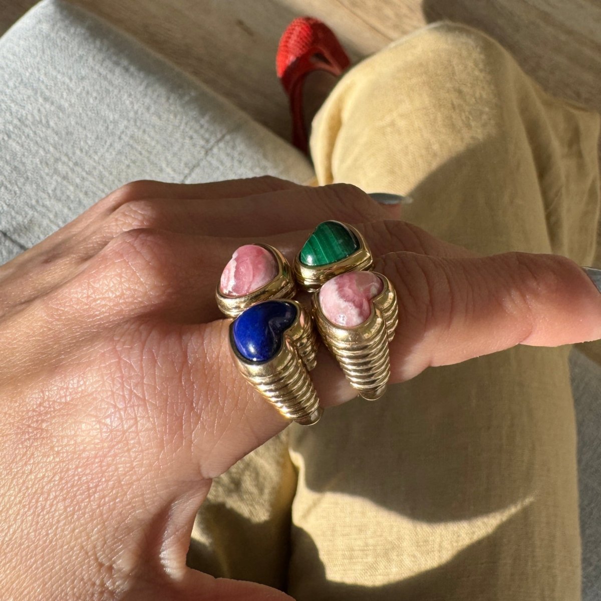 STACEY Inlay Ring - AURORO