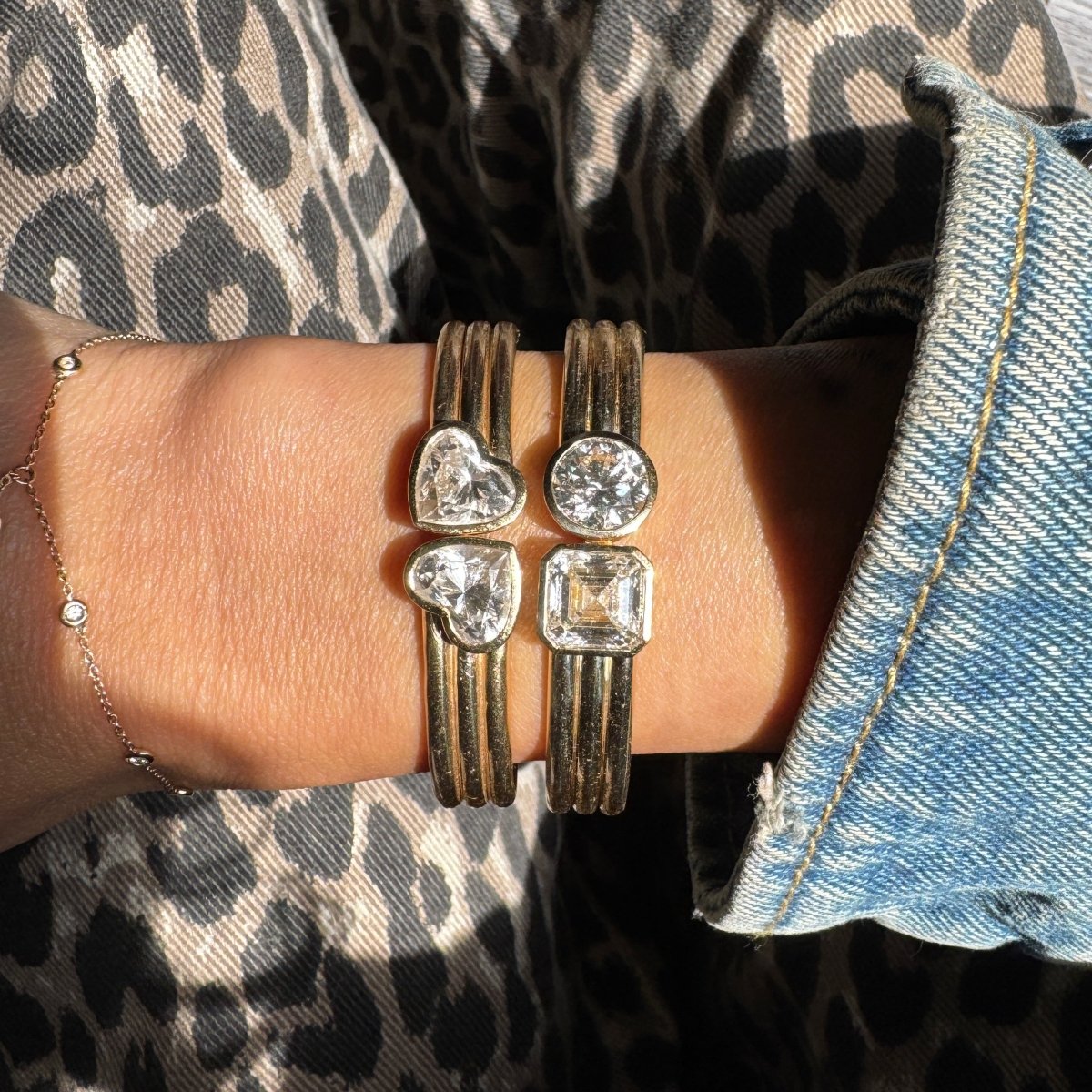 STACEY Moi et Toi Diamond Bangle - AURORO