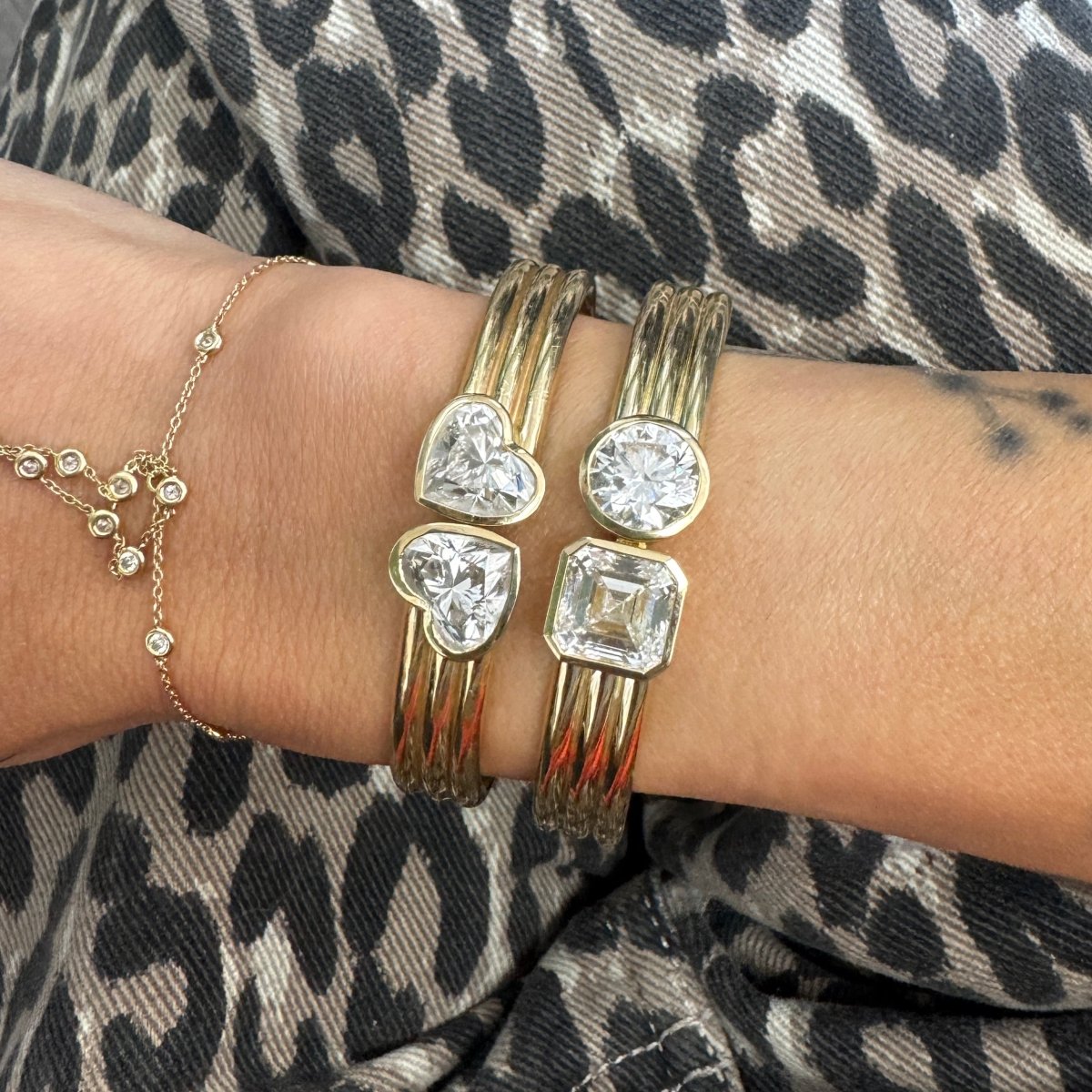 STACEY Moi et Toi Diamond Bangle - AURORO