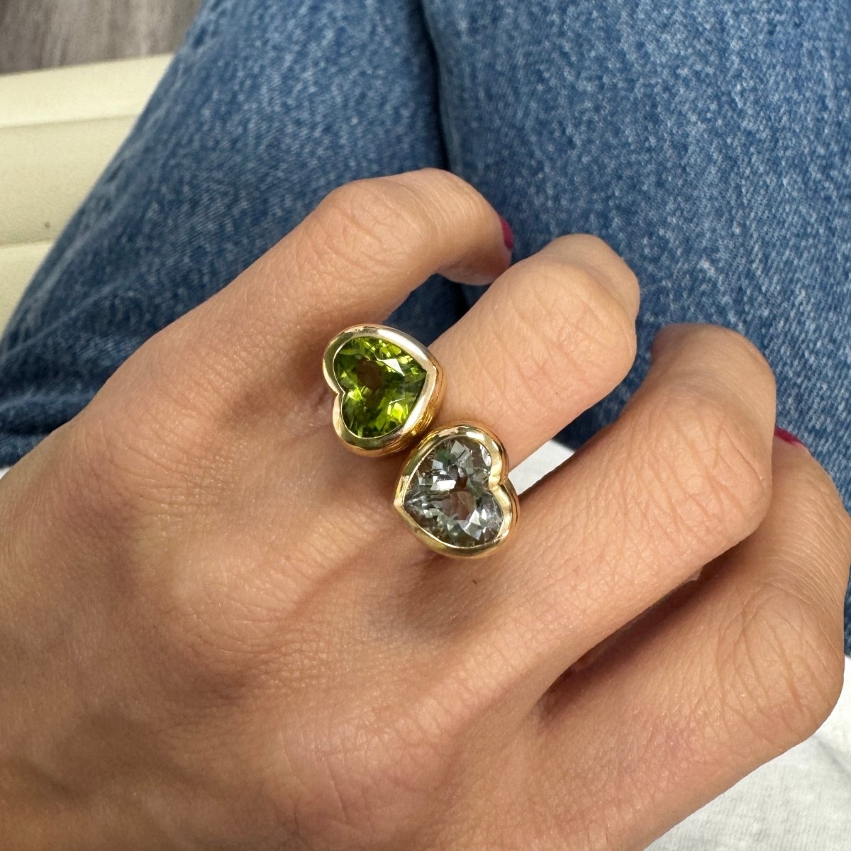 STACEY Peridot + Green Amethyst - AURORO