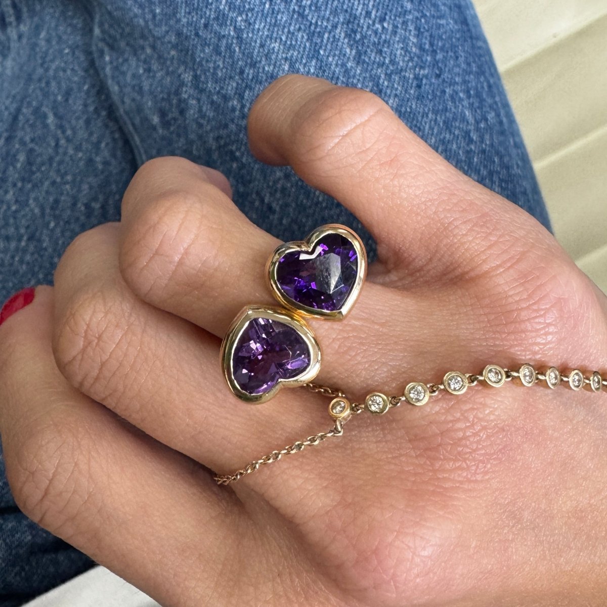 STACEY Two - Tone Amethyst - AURORO