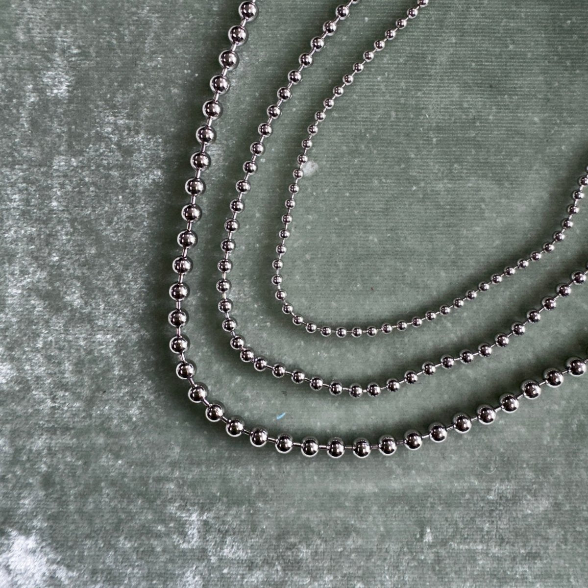 Sterling Silver 925 Ball Chains - AURORO