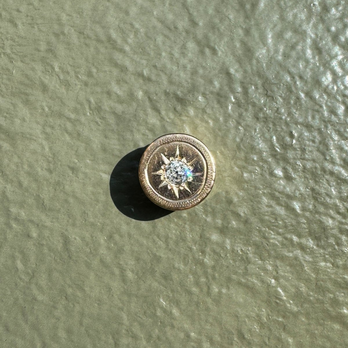Vintage 14k OMC Diamond Slide Charm - AURORO