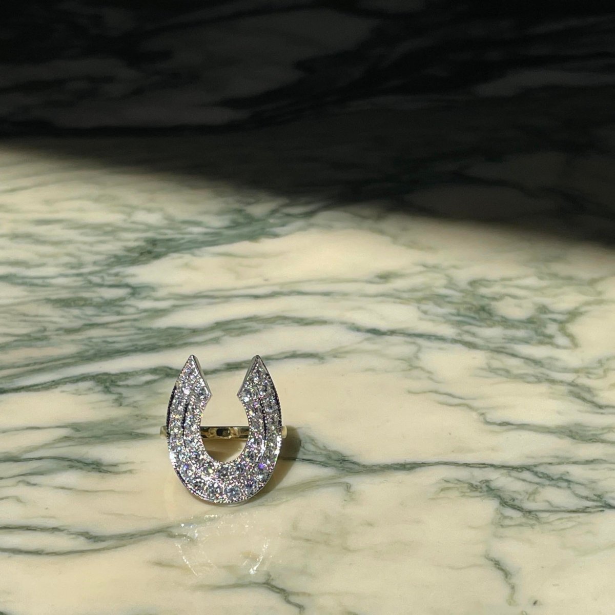 RICH STRIKE Horseshoe Ring - AURORO